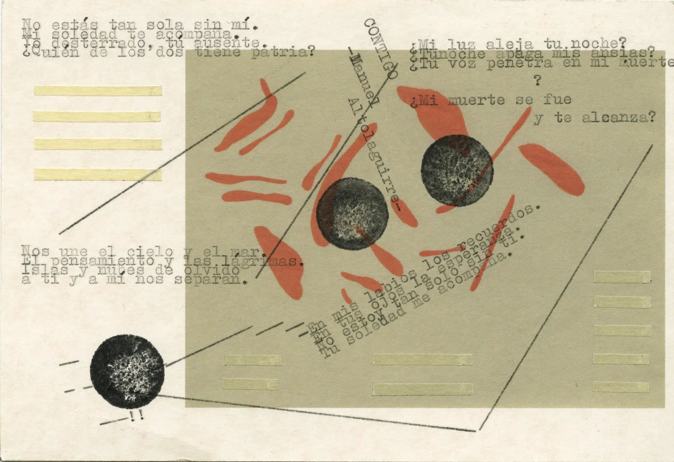 EL POETA PIDE A SU AMOR QUE LE ESCRIBA